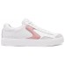 Skechers Court Classics Cushioning Breathable Support Low Top Skateboard Shoes Women's White Pink Белый Розовый, 40