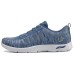Skechers Cushioned Anti Slip And Wear Resistant Lightweight Low Top Casual Running Shoes Women's Dark Gray Blue dark gray blue, 39