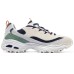 Skechers DLites 1.0 Chunky Shoes 'Beige Navy' Beige Blue Green, 43