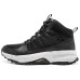 Skechers OUTDOOR MENS Cushioning, Slip Resistant, And Abrasion Resistant Mid Top Hiking Shoes Men's Black White Черно-белый, 42