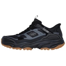 Skechers Slip Ins Anti-Slip Wear-Resistant Low-Top Hiking Shoes Men's Black Черный, 40