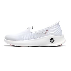Skechers Cushioned Wear-Resistant Breathable Low-Top Casual Shoes Women's White White blue, 37