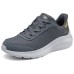Skechers Cushioning, Wear Resistant Low Top Casual Shoes Men's Gray Серый, 41