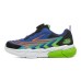 Skechers Vector Matri Cushioned Slip Resistant Abrasion Resistant Low Top Kids' Running Shoes Black Blue Teenagers 36