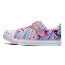 Skechers Sparkle Lite Anti Kick Low Top Kids' Skateboarding Shoes Multicolor Teenagers 35