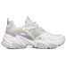 Skechers Stamina V2 Low Running Shoes Gs White/Purple Women's 35.5