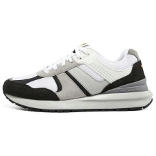Skechers SUNNY DALE Cushioning Wear-Resistant Low-Top Casual Shoes Men's Black White Gray 41.5