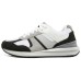 Skechers SUNNY DALE Cushioning Wear-Resistant Low-Top Casual Shoes Men's Black White Gray 41.5