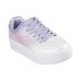 Skechers Court High Anti Slip Wear Resistant Low Top Kids' Skateboarding Shoes White Pink Children Aged 3 7 Years Old Разноцветный, 34