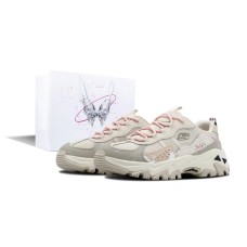 Skechers DLITES Secret Garden In The Trees Wear-Resistant Low-Top Outdoor Shoes Women's Pink Khaki Pink khaki, 39