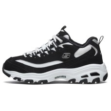 Skechers D'Lites 1.0 White/Black Women's Черно-белый, 36