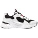Skechers BOBS BAMINA Bamina Lightweight Height Increasing Rebound Low-Top Casual Shoes Women's White Black 36