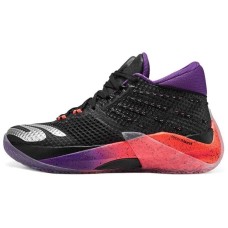 Skechers SKX Anti-Slip Wear-Resistant Low-Top Basketball Shoes Men's Black Purple Red Black Purple Red, 42.5