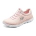 Skechers Summits Cushioning Breathable Lightweight Low-Top Casual Shoes Women's Pink Розовый, 38.5