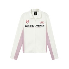 Skechers Jacket Women's White Purple Белый Фиолетовый, M