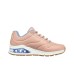 Skechers Uno 2 2nd Best Low Top Athleisure Casual Sports Shoe Pink Women's 35.5