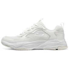 Skechers D'LITES 4.0 Arizin Cushioning Anti-Slip And Wear-Resistant Low-Top Chunky Sneakers Men's White 41.5