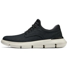 Skechers Cushioning Breathable Lightweight Low-Top Casual Shoes Men's Black Черный, 45
