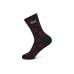 Skechers Mid Calf Socks Unisex 2 Pack 2 Pack (Black/Dark Red/042W), S