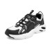 Skechers Cushioning Anti-Slip And Wear-Resistant Low-Top Chunky Sneakers Men's Black White Черно-белый, 39.5