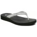 Skechers Meditation Abrasion Resistant Slip Resistant Flip Flops Women's Black Черный, 39