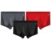 Skechers Underpants Men's Box 3 Pack Black+Dark Gray+Red, XL