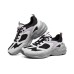 Skechers D'LITES Surfing Anti-Slip Wear-Resistant Low-Top Casual Shoes Women's White Black Purple White Black Purple, 38