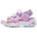 Skechers D'LITES Series Anti Kick Children's Sandals Pink Purple Teenagers 33.5