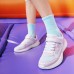 Skechers Go Run 400 V2 Abrasion Resistant Breathable Low Top Kids' Running Shoes White Purple Teenagers Белый, 31