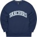 Skechers Sweatshirt Unisex Marine Blue Синий, XS