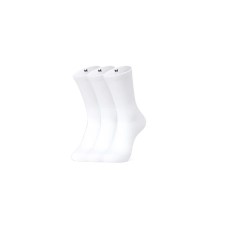 Skechers Mid Calf Socks Unisex 3 Pack Bright White 3 Pack (Bright White), M