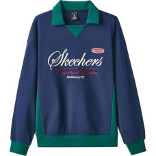 Skechers Sportlife Sweatshirt Unisex Navy Blue Синий, L