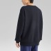 Skechers Colorful Sweatshirt Unisex Carbon Black Carbon Black 0018, XS