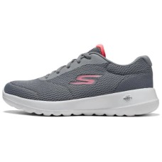 Skechers Cushioned Slip-Resistant Low-Top Casual Shoes Women's Gray Pink Серый/Розовый, 35