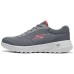 Skechers Cushioned Slip-Resistant Low-Top Casual Shoes Women's Gray Pink Серый/Розовый, 35