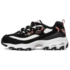 Skechers D'lites 1.0 'Black Floral' Women's 36