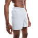 Pull&Bear seersucker stripe swimshort in blue Синий, L