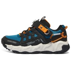 Skechers Velocitrek Cushioning Breathable Low-Top Kids' Outdoor Shoes Black Teenagers Черный, 28.5