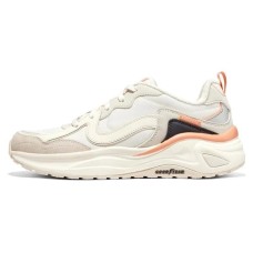 Skechers Dlites Wave Shoes 'White Black Orange' Women's 36