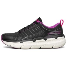 Skechers Max Cushioning Premier Sports Shoes Black/White/Purple Women's 36