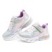 Skechers Sweetheart Lights Wear-Resistant Slip-Resistant Kids Lifestyle Shoes Silver/multi-colored Teenagers 32