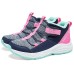 Skechers Anti-Slip Wear-Resistant Mid-Top Kids' Boots Navy Kids' Navy/multicolor, 28.5