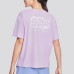 Skechers Drop Shoulder Sleeve T Shirt Women's Light Snow Cyan Light Snow Blue/00EW, M