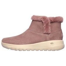 Skechers ON THE GO Warm And Wear-Resistant Short Snow Boots Women's Light Pink 35
