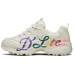 Skechers D'LITES 1.0 Cushioned Anti-Slip Wear-Resistant Breathable Lightweight Low-Top Chunky Sneakers Women's Natural 35