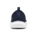 Skechers Go Walk Fle Non-slip Wear-resistant Shock Absorption Low-Top Casual Shoes Women's White Blue 35