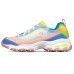 Skechers D'LITES 1.0 Cushioning Anti-Slip Wear-Resistant Breathability Low-Top Casual Shoes Women's Pink Blue Yellow 35