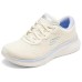 Skechers Sport Anti Slip Wear Resistant Low Top Casual Running Shoes Women's White Белый/Натуральный, 39.5
