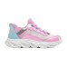 Skechers Girls Hands Free Slip-Ins Low-Top Kids Lifestyle Shoes Pink Teenagers Розовый, 33