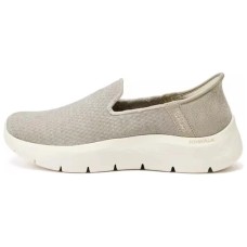 Skechers WOMEN'S GO WALK Breathable And Resilient Low-Top Casual Shoes Women's Taupe Серо-коричневый, 37.5